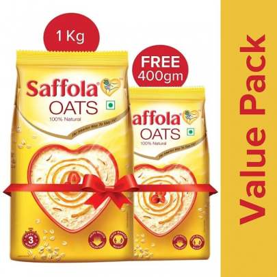 MARICO SAFFOLA OATS  1KG (400G FREE SAFFOLA OATS )