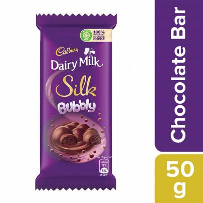 MONDELEZ CADBURY DAIRY MILK SILK BUBBLY 50G