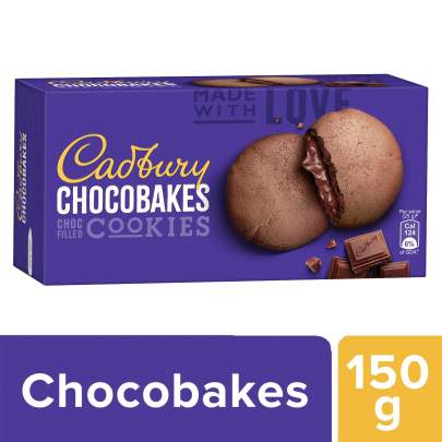 MONDELEZ CHOCOBAKES CHOC FILLED COOKI 150G
