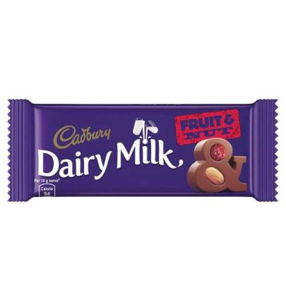 MONDELEZ DAIRY MILK CHOCOLATE FRUIT AND NUT36GM