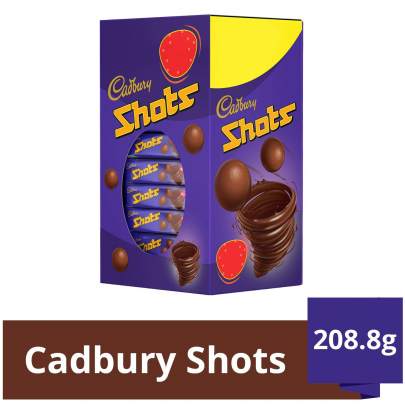 MONDELEZ DAIRY MILK SHOTS 208.8G
