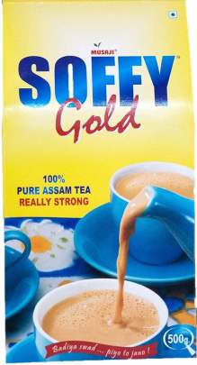 MUSAJI BLACK  SOFFY GOLD TEA 500G