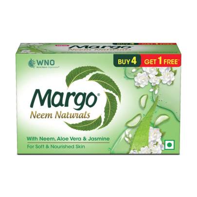 Margo Neem , Aloe Vera & Jasmin Naturals Soap, 5 pices x 100g