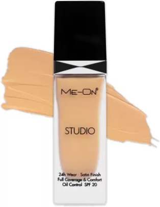 Me-On Studio (Shade 02) Foundation  (Shade 02, 40 ml)