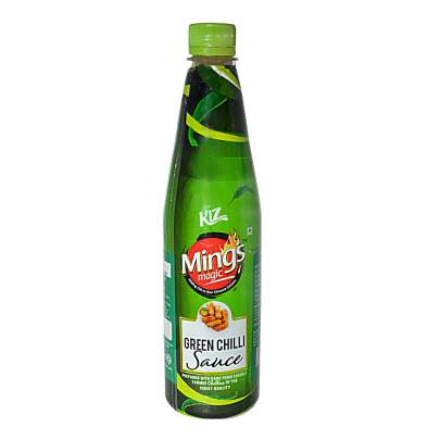 Ming's magic green chilli sauce 620g