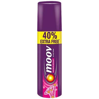 Moov Instant Pain Relief Spray - Useful For Back, Joint, Knee, Muscle Pain & Sports & Fitness Injuries, 80g m 