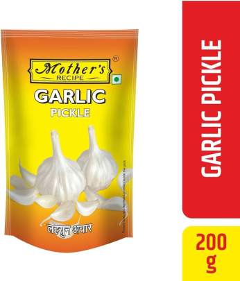 Mothers Recipe Garlic Pickle Pouch, 200 g