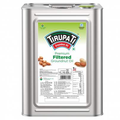 N.K PROTEINS TIRUPATI PREMIOUM FILTERD GROUNDNUT OIL 15KG