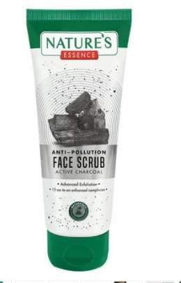 NATURES ANTI POLLUPION FACE SCRUB ACTIVE CHARCOAL 65ML