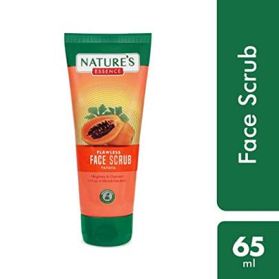 NATURES FLAWLESS FACE SCRUB PAPAYA