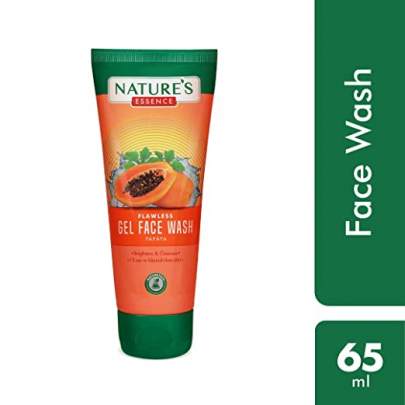 NATURES FLAWLESS GEL FACE WASH PAPAYA 65ML