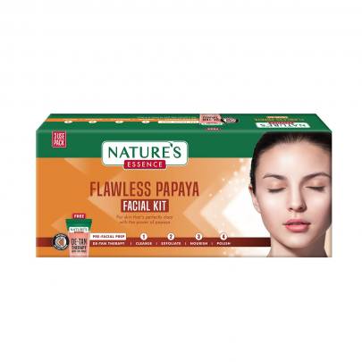 NATURES FLAWLESS PAPAYA FACIAL KIT