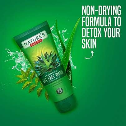 NATURES PROTECTING GEL FACE WASH NEEM AND ALOE 65ML