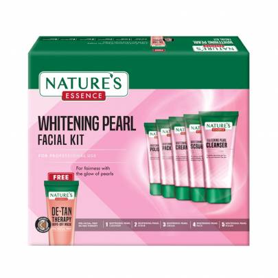 NATURES WHAITENING PEARL FACIAL KIT