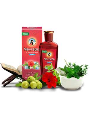 NAVRATAN AYURVEDIC HAIR OIL 45ML