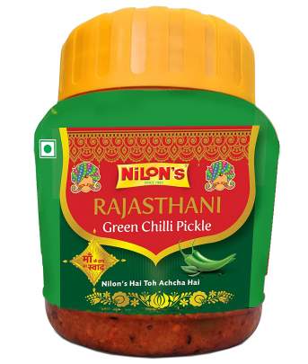 NILON S GREEN CHILLI PICKLE 250GM