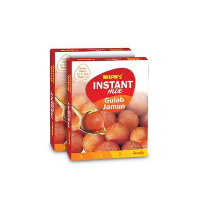 NILON'S Gulab Jamun Instant Mix - 175 g Each (Pack of 2) | Ready to Cook Gulab Jamun Dessert Mix