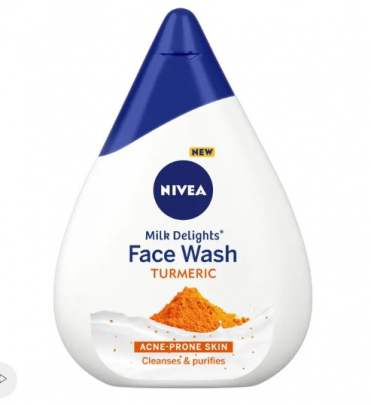 NIVEA TURMERIC FACE  WASH  50ML