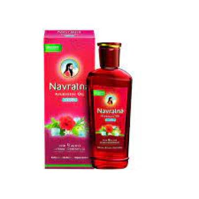 Navratna Ayurvedic Cool Oil - With 9 Active Ingredients, Relieves, Relaxes, Rejuvanates, 200 ml