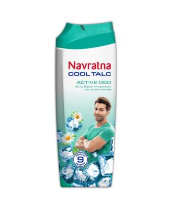 Navratna Cool Talc Active Deo 100G