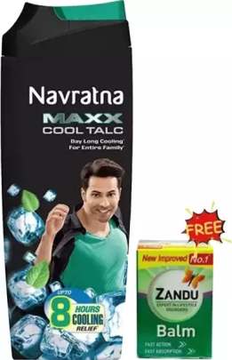 Navratna Maxx Cool Talc, 100g