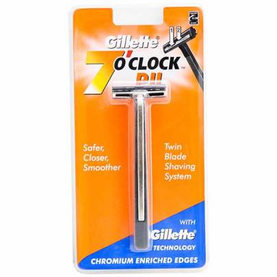 P AND G GILLETTE 7 O CLOCK P II RAZOR  MRP 110