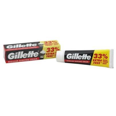 P AND G GILLETTE REGULAR SHAVING CREAM 93G
