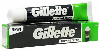 P AND G GILLETTE SHAVING CREAM LIME 30G