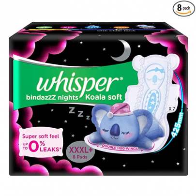P AND G WHISPER KOALA SOFT XXL+5 PADS
