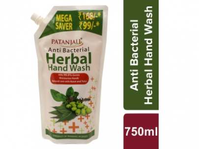PATANJALI ANTI BACTERIAL HERBAL HAND WASH 750ML