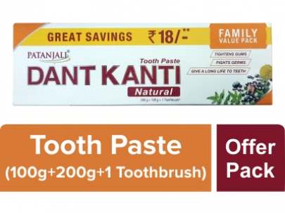 PATANJALI DANT KANTI FAMILY PACK THPASTE 600GM