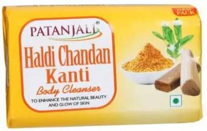 PATANJALI HALDI CHANDAN SOAP 150GM 3*1