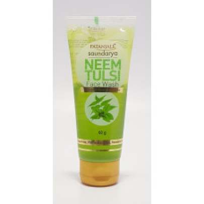 Patanjali Face Wash Saundarya Neem Tulsi 60G