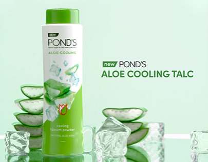 Pond's Aloe Cooling Talc, 18g