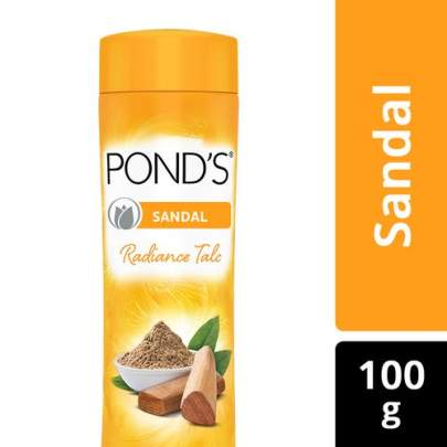 Pond's Sandal Radiance Talcum Powder, Natural Sunscreen, 100gm
