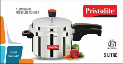 Pristolite Aluminium Pressure Cooker 5 Ltr