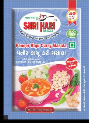 SHRI HARI MASALA PANEER KAJU CURRY MASALA 25G