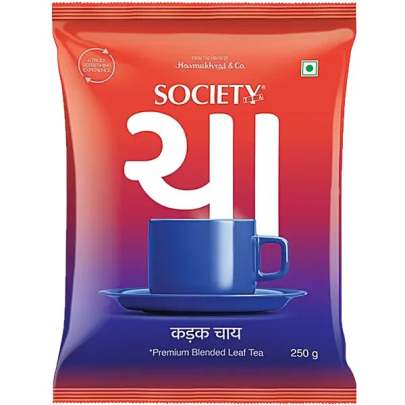 SOCIETY TEA Kadak Premium Blended Leaf Tea - Rich Aroma & Taste, 250 g