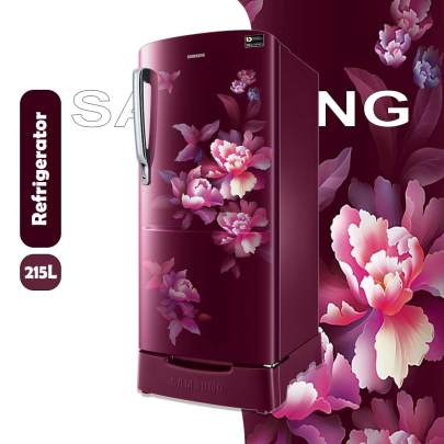 Samsung 183L Stylish Grandé Design Single Door Refrigerator RR20D2825HN
