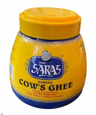 Shree Saras 200ml Agmark Ghee Jar