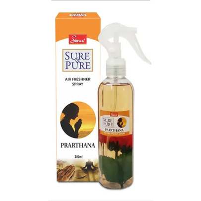 Simco Sure & Pure Air Freshener Spray-Prarthana