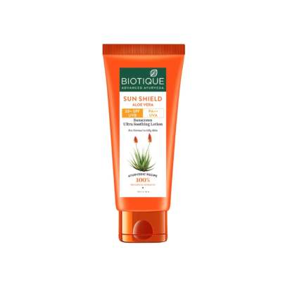 Sun Shield Aloevera 30+ Spf Uvb Sunscreen Ultra Smoothing Lotion 50ml