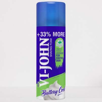 VI-JOHN Shaving Foam for Sensitive Skin 400 GM