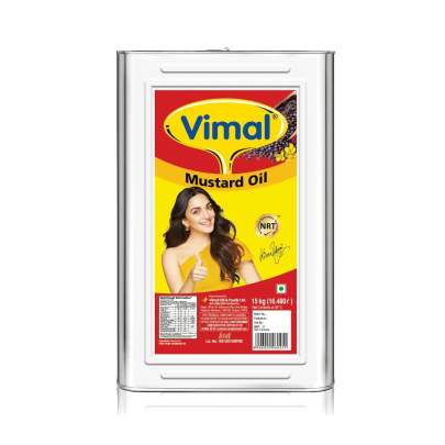 Vimal Mustard Oil 15 kg Tin