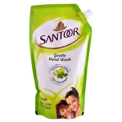 WIPRO SANTOOR GENTLE HAND WASH FRESH 750ML