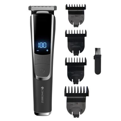 Zebronics ZEB-HT102 Cordless/Cord Use Trimmer up To 120mins Backup, USB Fast Charge, LED Display, 3 Speed Modes, Rounded Tip Stainless Steel Blade, 4 