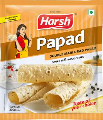 harsh Papad Double Mari Urad Papad 200gm